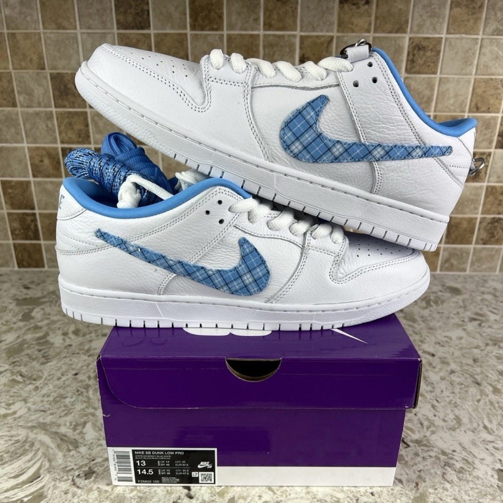 Nike Nicole Hause x Dunk Pro SB Low White University Blue